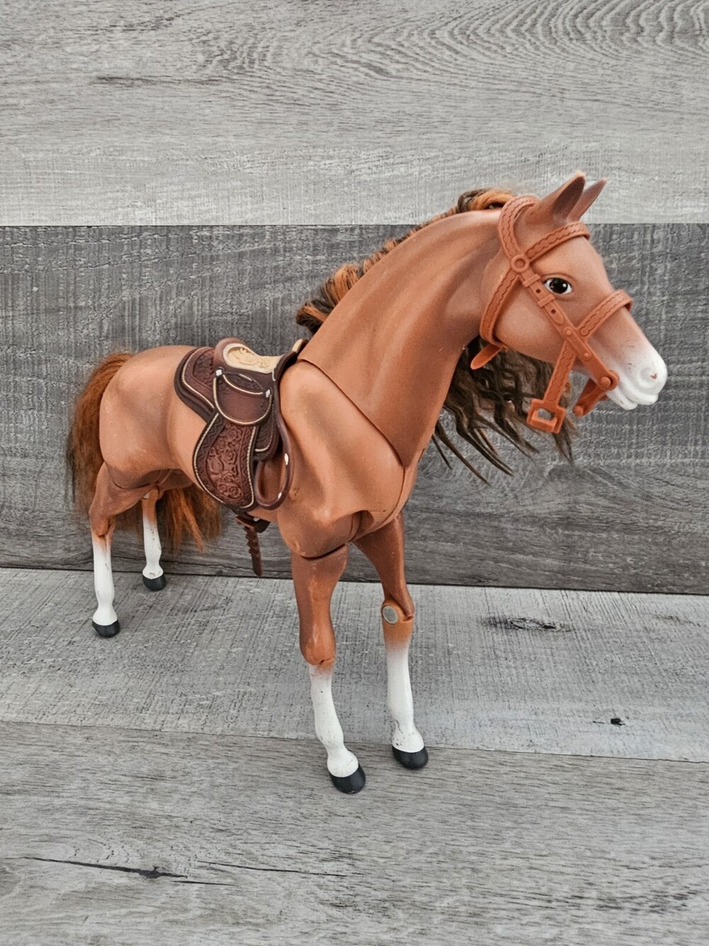 Barbie Cali Girl Horse BAJA Mattel Toy 2004 W Saddle Halter H2595 Vintage RARE
